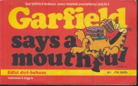 Image of Garfield : say a mouthful