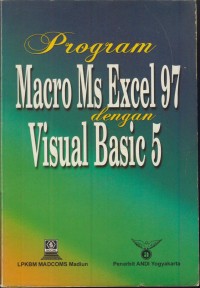 Image of Program macro ms excel 97 dengan visual basic 5