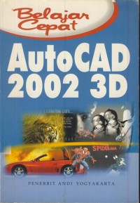 Image of Belajar cepat auto cad 2002 3D
