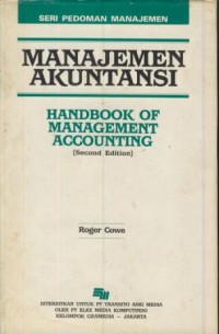 Image of Manajemen akuntansi : hanbook of management accounting (second Edition)