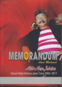 Image of Memorandum  : akhir masa jabatan kepala balai bahasa jawa timur 2004-2017