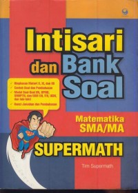 Image of Intisari dan bank soal supermath untuk  sma/ma