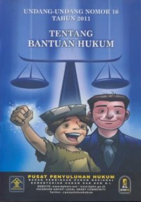 Image of Undang-Undang nomor 16 tahun 2011 tentang bantuan hukum