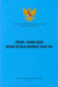 Image of Undang-Undang Dasar Negara Republik Indonesia Tahun 1945