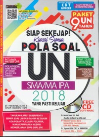 Image of Siap sekejap ! kuasai semua pola soal UN SMA/MA IPA 2018 yg pasti keluar