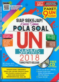 Image of Siap sekejap ! kuasai semua pola soal UN SMP/MTs 2018