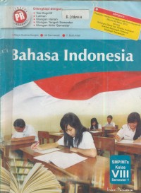 Image of Bahasa Indonesia SMP/MTs kelas VIII semester 1