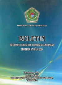 Image of Buletin :Informasi hukum dan perundang-undangan semester 11 tahun 2014
