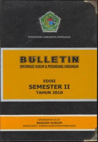 Image of Bulletin informasi hukum & perundang-undangan