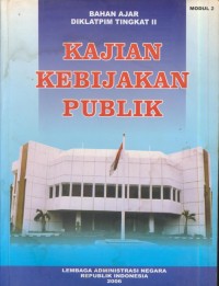 Image of Kajian kebijakan publik