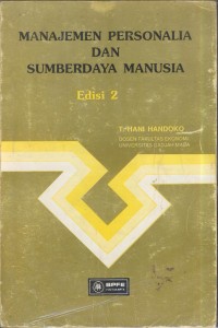 Image of Manajemen personalia dan sumberdaya manusia