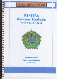 Image of Renstra (rencana strategis) tahun 2016-2018