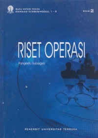 Image of Materi pokok riset operasi