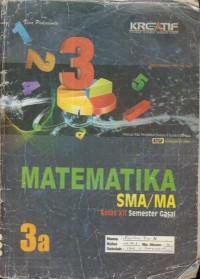Image of Matematika SMA/MA Kelas XII