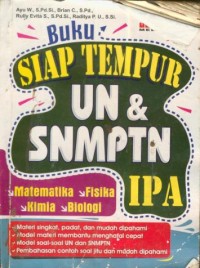 Image of Buku siap tempur un dan snmptn ipa