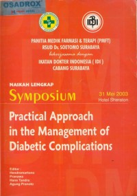 Image of Practical approach in the management of diabetic complications