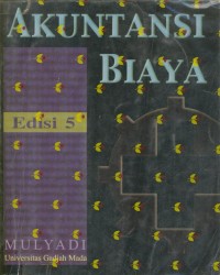 Image of Akuntansi biaya : edisi 5