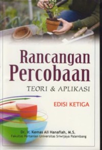 Image of Rancangan Percobaan :teori & aplikasi
