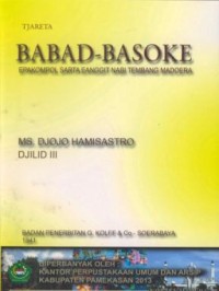 Image of Tjareta Babad-Basoke : Djilid III