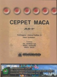 Image of Ceppet maca : Jil. IIa kaangguy kelas II  taon kabidan