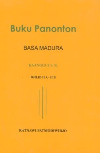 Image of Buku panonton : basa madura djilid IIA-IIB