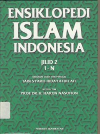 Image of Ensiklopedi Islam Indonesia jilid 2 : I - N