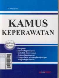 Image of Kamus keperawatan