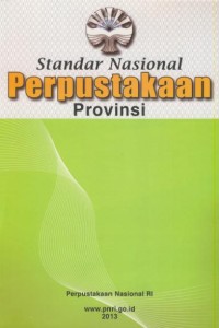 Image of Standar nasioanl perpustakaan :Provinsi