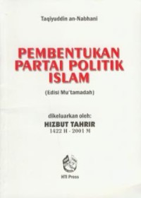 Image of Pembentukan partai politik islam