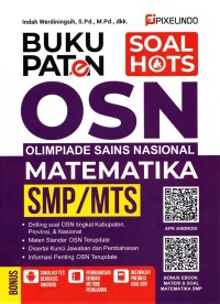 Image of Buku Paten OSN Matematika SMP /MTs
