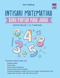 Image of Intisari matematika untuk kelas 7, 8, dan 9 SMP/MTs