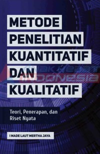 Image of Metode penelitian kuantitatif dan kualitatif