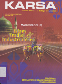 Image of Karsa: Jurnal sosial dan budaya keislaman Vol. XVI no. 2 Oktober 2009 [ Madurologi 6 ]