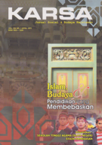 Image of Karsa: Jurnal sosial dan budaya keislaman Vol. XIX no. 1 April 2011