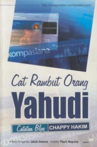 Cat Rambut Orang Yahudi : Catatan Blog Chappy Hakim