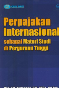 Perpajakan Internasional Sebagai Materi Studi di Perguruan Tinggi