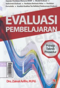 Evaluasi pembelajaran : prinsip, teknik, prosedur