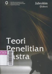 Teori penelitian sastra