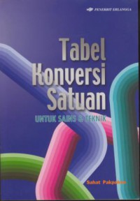 Tabel konversi satuan