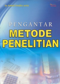 Pengantar metode penelitian