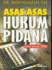 Asas-asas hukum pidana