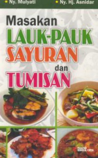 Masakan lauk-pauk sayuran dan tumisan