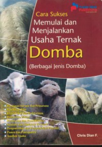 Cara sukses memulai dan menjalankan usaha ternak domba : berbagai jenis domba