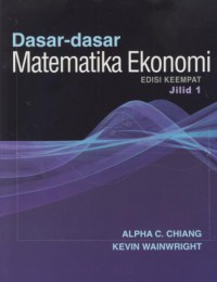 Dasar-Dasar Matematika Ekonomi