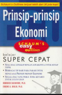 Prinsip-prinsip ekonomi : schaum's aesy outlines