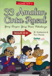 33 amalan cinta rasul : yang ringan yang besar pahalanya