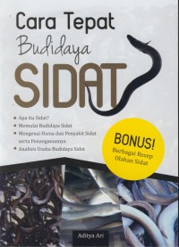 Cara cepat budidaya sidat : bonus berbagai resep olahan sidat