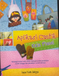 Aplikasi cantik kain flanel