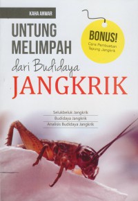 Untung melimpah dari budidaya jangkrik