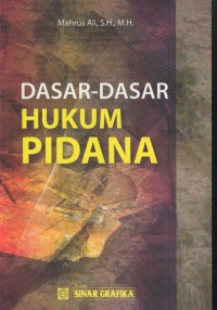 Dasar-dasar hukum pidana